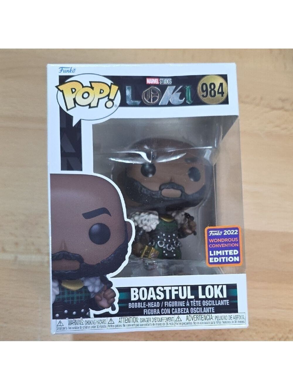 Funko Pop! Boastful Loki Figure - Green, Gold & Black 984